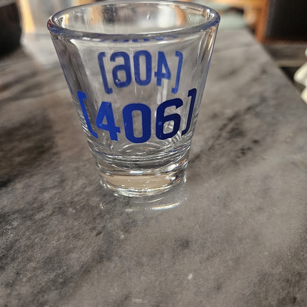 Group Of Montana Shot Glasses.